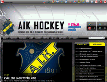 Tablet Screenshot of aikhockey.se